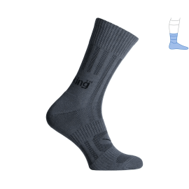 Трекинговые защитные носки "MidLight" летняя коллекция ExtraCotton® темно-серые Trekking™