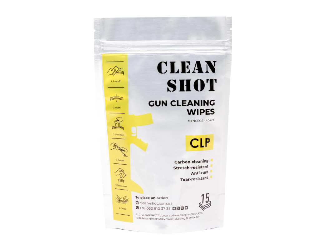 CLP серветки Clean Shot (15 шт)