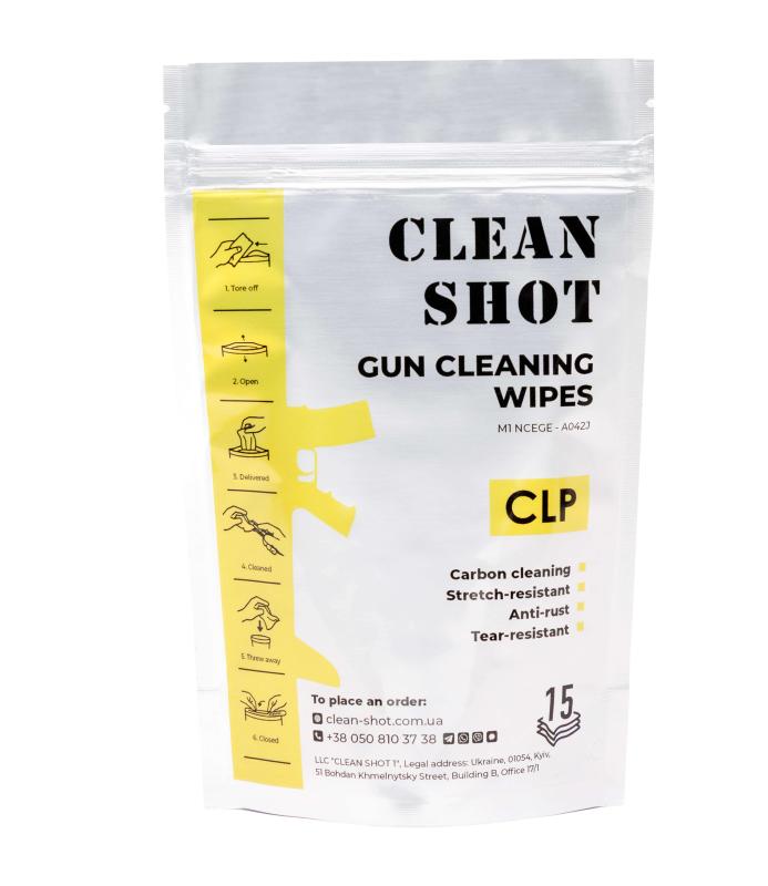 CLP салфетки Clean Shot (15 шт)